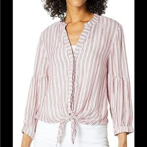 Michael stars striped red and white Blouse